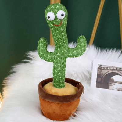 Dancing & Talking Cactus Speaker Talking USB Charging Voice Repeat plush Cactu Dancer toy talk Plushie Stuffed toys (P-1908)_img_0