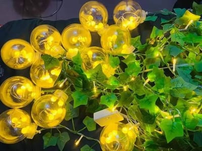 Wish Ball Leaf Curtain Light - 10 feet, 12 Wish Ball_img_0